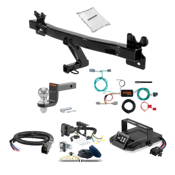 05-11 Volvo V50  1.25 CURT Trailer Hitch + Assure Proportional Brake Controller Kit HBCW2548 - CURT