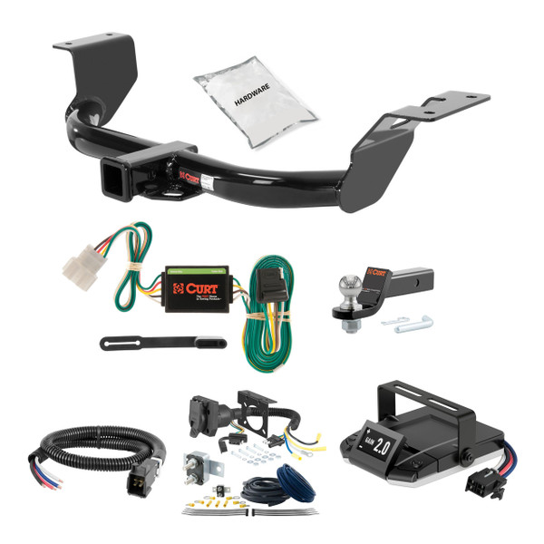 12-16 HONDA CR-V 1.25 CURT Trailer Hitch + Assure Proportional Brake Controller Kit HBCW1352 - CURT