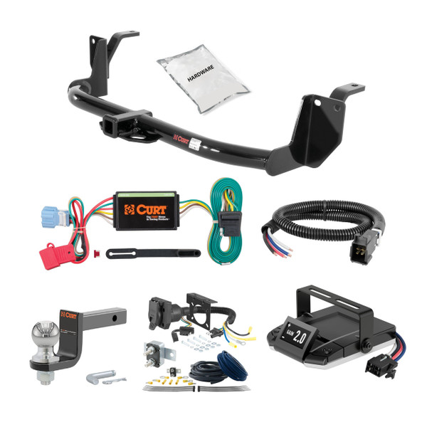 94-97 HONDA Accord Wagon 1.25 CURT Trailer Hitch + Assure Proportional Brake Controller Kit HBCW1329 - CURT