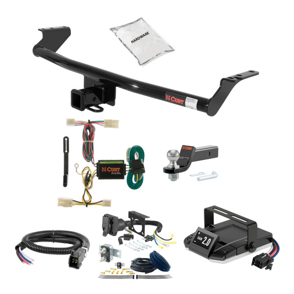 07-09 Hyundai Santa Fe 2 CURT Trailer Hitch + Assure Proportional Brake Controller Kit HBCW1441 - CURT