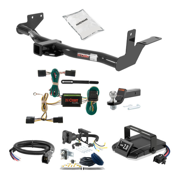 96-99 ISUZU Oasis 1.25 CURT Trailer Hitch + Assure Proportional Brake Controller Kit HBCW1516 - CURT