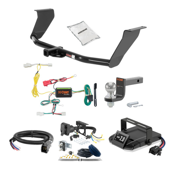 07-10 Hyundai Entourage 2 CURT Trailer Hitch + Assure Proportional Brake Controller Kit HBCW1417 - CURT