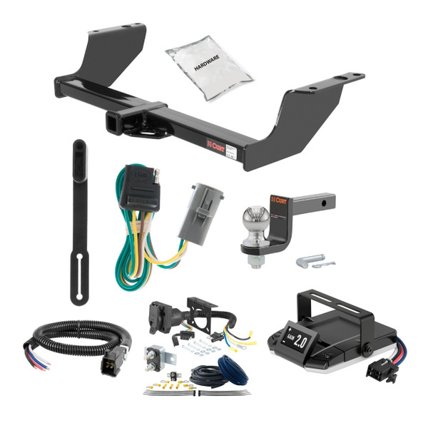 01-09 Mazda B2300 01-05 models are no drill 2 CURT Trailer Hitch + Assure Proportional Brake Controller Kit HBCW1780 - CURT