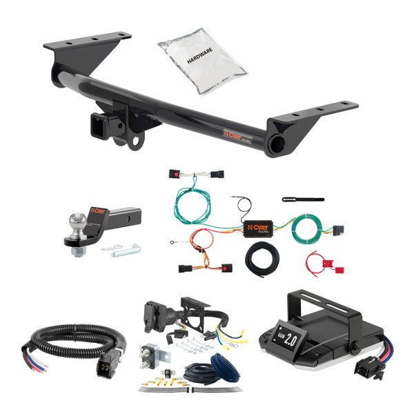 98-04 Land Rover Discovery 2 CURT Trailer Hitch + Assure Proportional Brake Controller Kit HBCW1649 - CURT