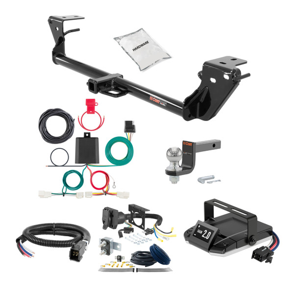 97-03 Lexus ES300 1.25 CURT Trailer Hitch + Assure Proportional Brake Controller Kit HBCW1659 - CURT