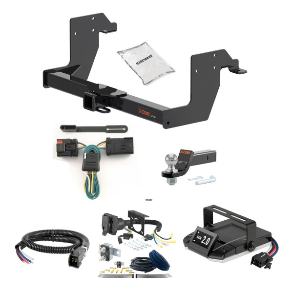 08-10 Dodge Ram 5500 2.5 CURT Trailer Hitch + Assure Proportional Brake Controller Kit HBCW759 - CURT
