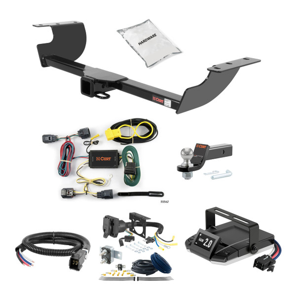 05-08 Dodge Magnum 1.25 CURT Trailer Hitch + Assure Proportional Brake Controller Kit HBCW707 - CURT