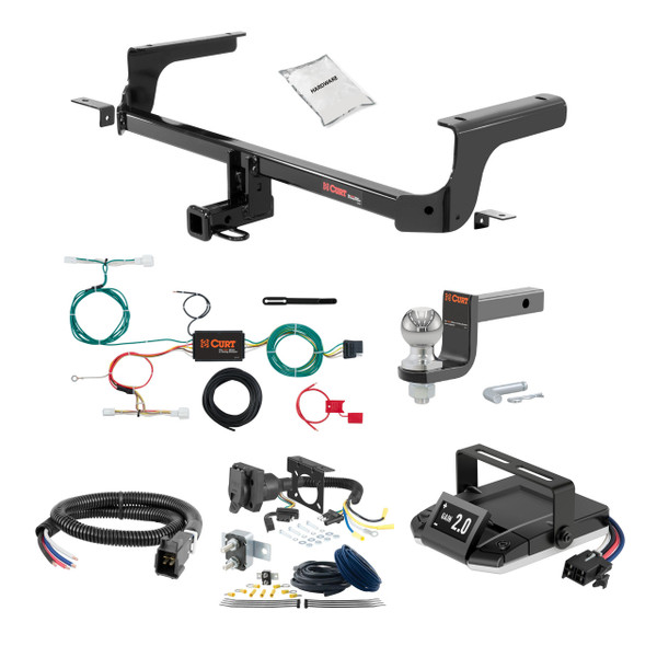 89-95 Mazda MPV  1.25 CURT Trailer Hitch + Assure Proportional Brake Controller Kit HBCW1814 - CURT