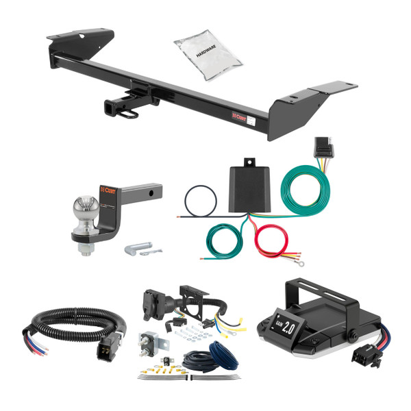 98-02 Lincoln Navigator 2 CURT Trailer Hitch + Assure Proportional Brake Controller Kit HBCW1752 - CURT
