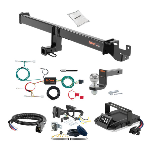 94-09 Mazda B4000 00-05 models are no drill 2 CURT Trailer Hitch + Assure Proportional Brake Controller Kit HBCW1795 - CURT