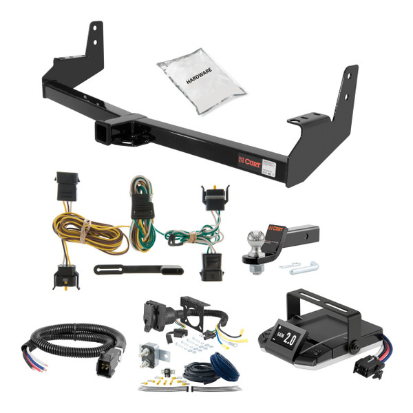 00-05 Ford Excursion 2 CURT Trailer Hitch + Assure Proportional Brake Controller Kit HBCW827 - CURT
