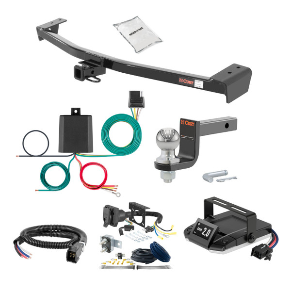 89-95 Mazda MPV  1.25 CURT Trailer Hitch + Assure Proportional Brake Controller Kit HBCW1813 - CURT