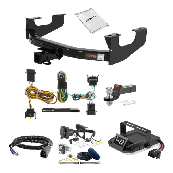 04-04 Ford F-150 Heritage Edition 2 CURT Trailer Hitch + Assure Proportional Brake Controller Kit HBCW872 - CURT