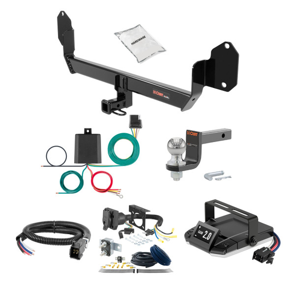 99-02 Mini MINI 2 CURT Trailer Hitch + Assure Proportional Brake Controller Kit HBCW1956 - CURT