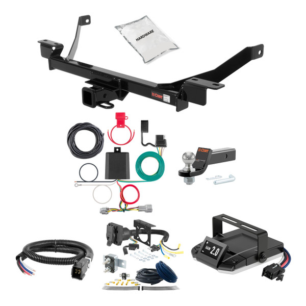 99-02 Mercury Villager 2 CURT Trailer Hitch + Assure Proportional Brake Controller Kit HBCW1955 - CURT