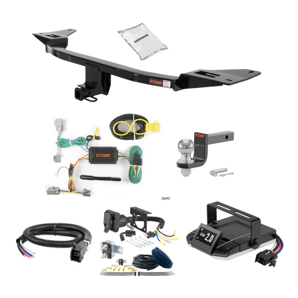 83-11 Ford   00-05 models are no drill 2 CURT Trailer Hitch + Assure Proportional Brake Controller Kit HBCW980 - CURT