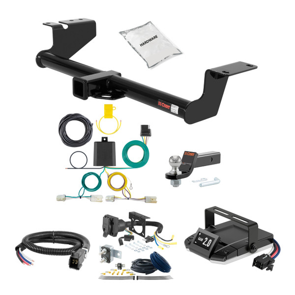 09-14 Nissan Murano Excluding Crosscabriolet 2 CURT Trailer Hitch + Assure Proportional Brake Controller Kit HBCW2033 - CURT