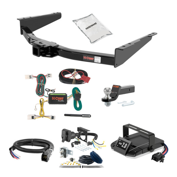12-21 Nissan NV2500 2 CURT Trailer Hitch + Assure Proportional Brake Controller Kit HBCW2039 - CURT