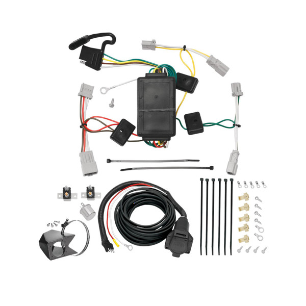 2004-2009 Mazda 3 Hatchback, Except w/Grand Touring LED Taillights Tekonsha Custom 7-Way + Brake Controller Install Kit - Tekonsha