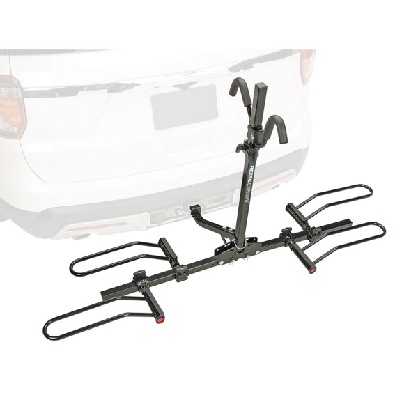 Reese Towpower Q-Slot Trailer Hitch Bike Carrier, 2-Bike, 1-1/4 Inch and 2 Inch Receiver