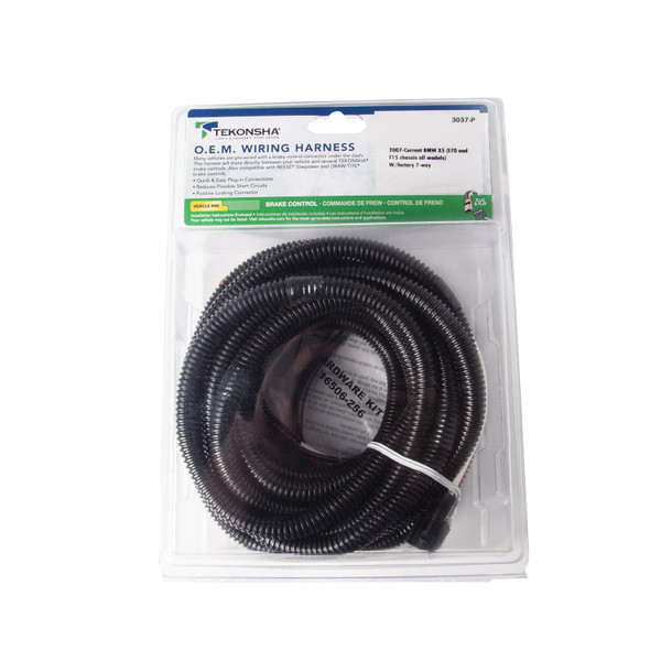 Tekonsha Trailer Brake Controller Custom Harness, Vehicle & Brake Control Ends 3037-P