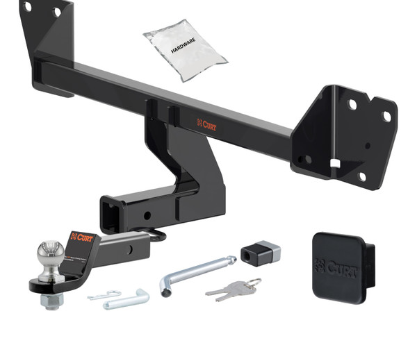 20 - 24 Buick Encore GX Excluding hands free liftgate 2in. CURT Trailer Hitch + Ball Mount + Cover + Lock Kit HWA190 - CURT