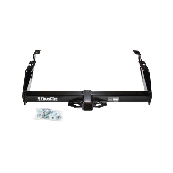 1992-2000 Chevrolet C2500 Crew Cab Draw-tite Class 3 Trailer Hitch, 2 Inch Square Receiver Bundle w/ Plug-n-Play T-One Wiring Harness 75033