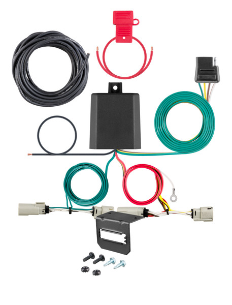 21-24 Ford Bronco Excluding factory receiver CURT 4-flat Plug and Play Trailer Wiring - CURT