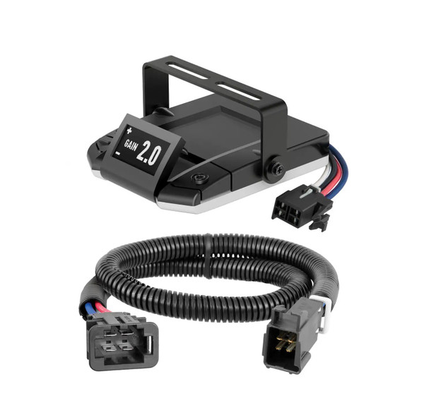 2020-2024 Audi SQ8 With factory 7-way CURT Assure Proportional 1-4 Axel Auto Leveling Motion-Sensing Trailer Brake Controller - CURT