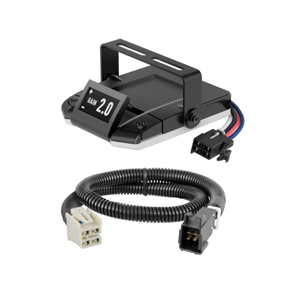 2016-2019 Chevrolet Suburban 3500 HD All CURT Assure Proportional 1-4 Axel Auto Leveling Motion-Sensing Trailer Brake Controller - CURT