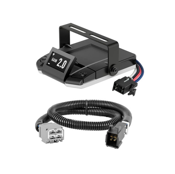 2021-2024 Jeep Grand Cherokee L All CURT Assure Proportional 1-4 Axel Auto Leveling Motion-Sensing Trailer Brake Controller - CURT