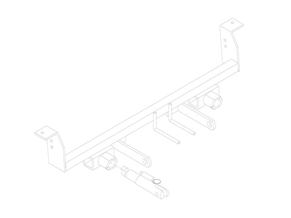 BlueOx Tow Bar Base Plate, Front Mount, RV Flat Towing for Select,TOYOTA SCION XA - Blue Ox