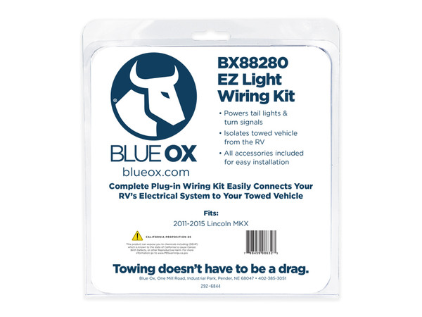 BlueOx EZ Light Wiring Harness Kit For Select ESCAPE/EDGE/MKX/TRIB/MARI BX88280 - Blue Ox
