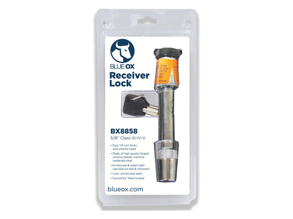 BlueOx Receiver Lock, 5/8 - Class Iii & Iv & V BX8858 - Blue Ox