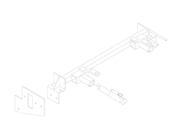BlueOx Tow Bar Base Plate, Front Mount, RV Flat Towing for Select,TOYOTA 4-RUNNER E13 - Blue Ox