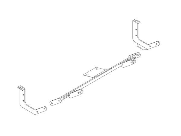 BlueOx Tow Bar Base Plate, Front Mount, RV Flat Towing for Select, ESCORT/TRACER - Blue Ox