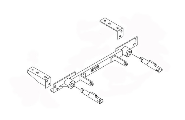 BlueOx Tow Bar Base Plate, Front Mount, RV Flat Towing for Select, JEEP GRAND CHEROKEE (R) - Blue Ox