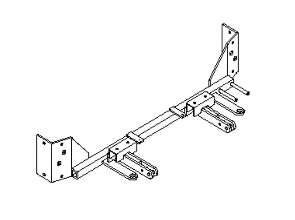 BlueOx Tow Bar Base Plate, Front Mount, RV Flat Towing for Select, CHRY SEBRING2DRCOUPEE13 - Blue Ox