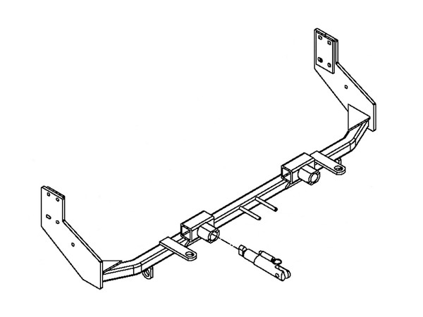 BlueOx Tow Bar Base Plate, Front Mount, RV Flat Towing for Select, MERCURY MONTEREY E13 - Blue Ox