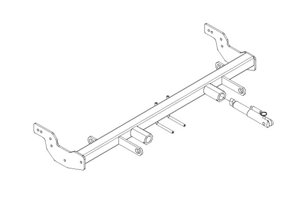 BlueOx Tow Bar Base Plate, Front Mount, RV Flat Towing for Select, JEEP PATRIOT - Blue Ox