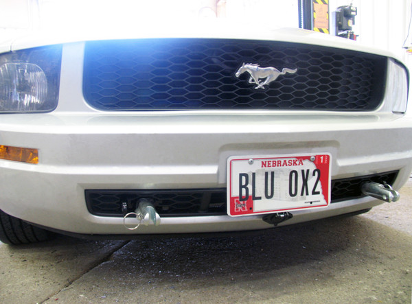 BlueOx Tow Bar Base Plate, Front Mount, RV Flat Towing for Select, FORD MUSTANG