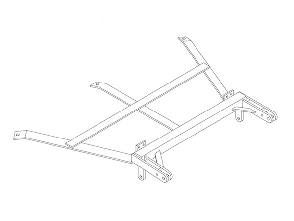 BlueOx Tow Bar Base Plate, Front Mount, RV Flat Towing for Select, OLDS 88 E13 - Blue Ox