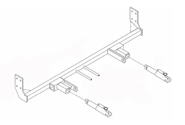 BlueOx Tow Bar Base Plate, Front Mount, RV Flat Towing for Select, BUICK CENTURY (R) E13 - Blue Ox