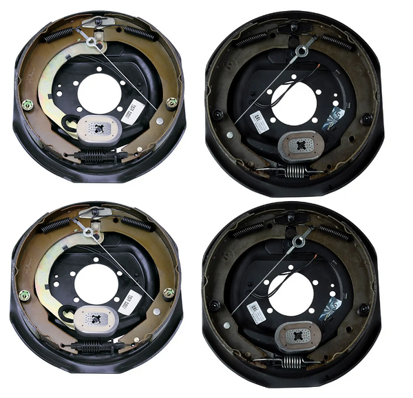 SET OF 2, 12" x 2" - 7,000 lbs FORWARD SELF-ADJUSTING BRAKE Lippert Electric Trailer Brake Assembly Left+ Right - Lippert