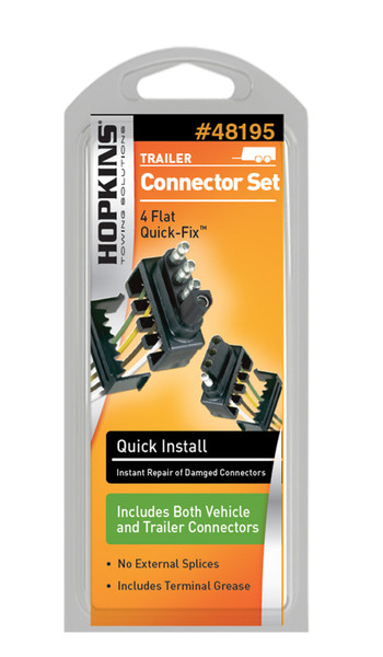 Hopkins Quick-Fix 4-Wire Flat Connector Set 48195