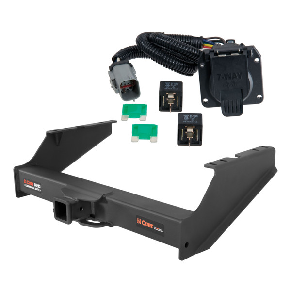 99 - 01 Ford F-250 Super Duty Curt 2-1/2", Class 5 Trailer Tow Hitch + 7-way Wiring Kit 15810 - CURT