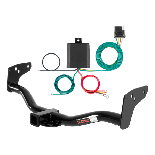 82 - 84 GMC S15 Curt 2", Class 3 Trailer Tow Hitch + 4-flat Wiring Kit 13132 - CURT
