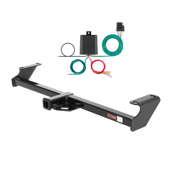89 - 98 Geo Tracker Curt 1-1/4", Class 1 Trailer Tow Hitch + 4-flat Wiring Kit 11128 - CURT