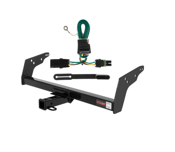 91 - 97 GMC Sonoma Curt 2", Class 3 Trailer Tow Hitch + 4-flat Wiring Kit 13021 - CURT