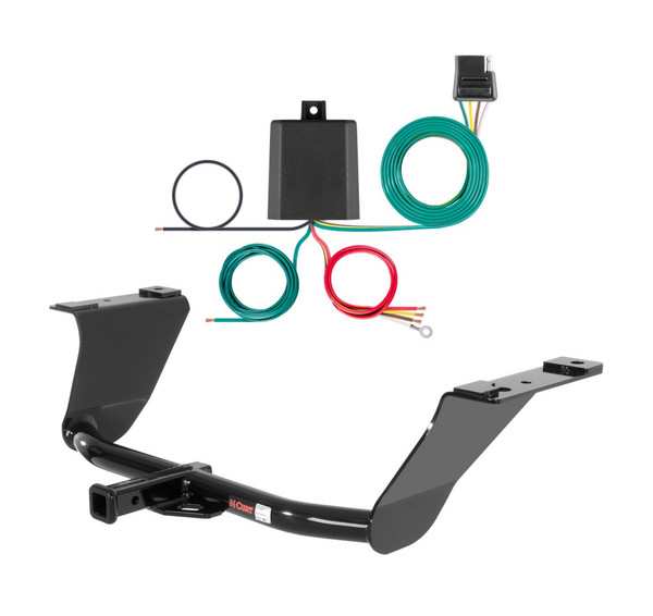 2013 - 2016 Audi Allroad Curt 1-1/4", Class 1 Trailer Tow Hitch + 4-flat Wiring Kit 11195 - CURT